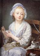 Jean-Baptiste Greuze The wool Winder china oil painting reproduction